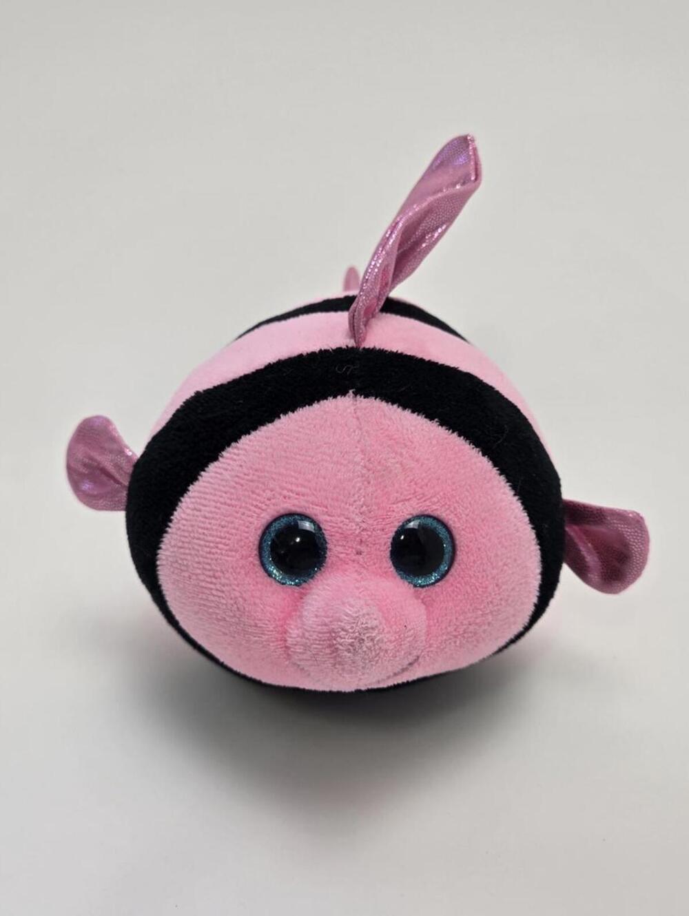 Ty Beanie Ballz “Gilly” the Pink Fish Ball - No Hang Tag (6 inch)